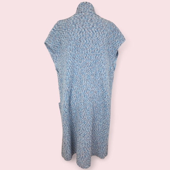 Cabi Love Carol Napa Vest Sleeveless Duster Cardigan Marled Knit Sz Small - Picture 5 of 9